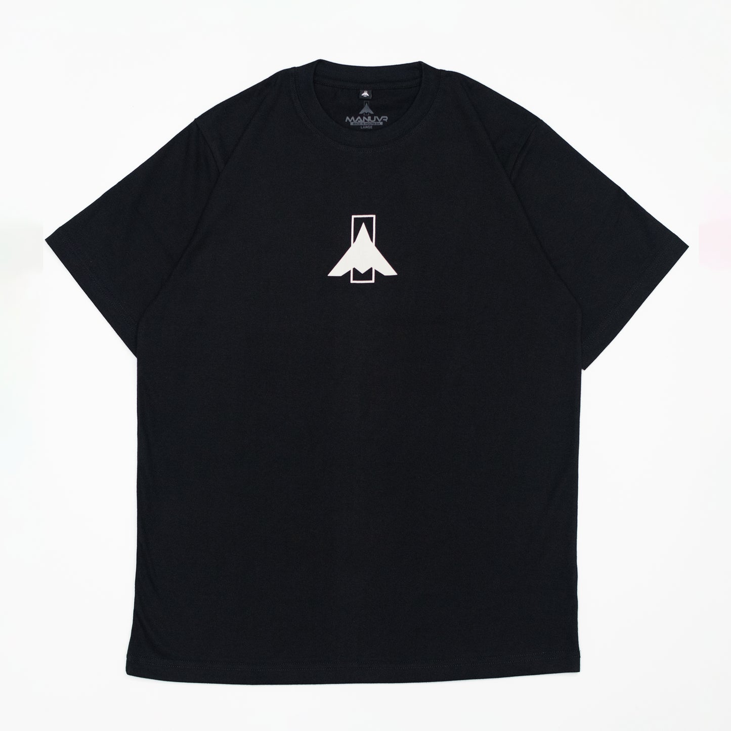 Kaos Logo Warna Hitam Lengan Pendek