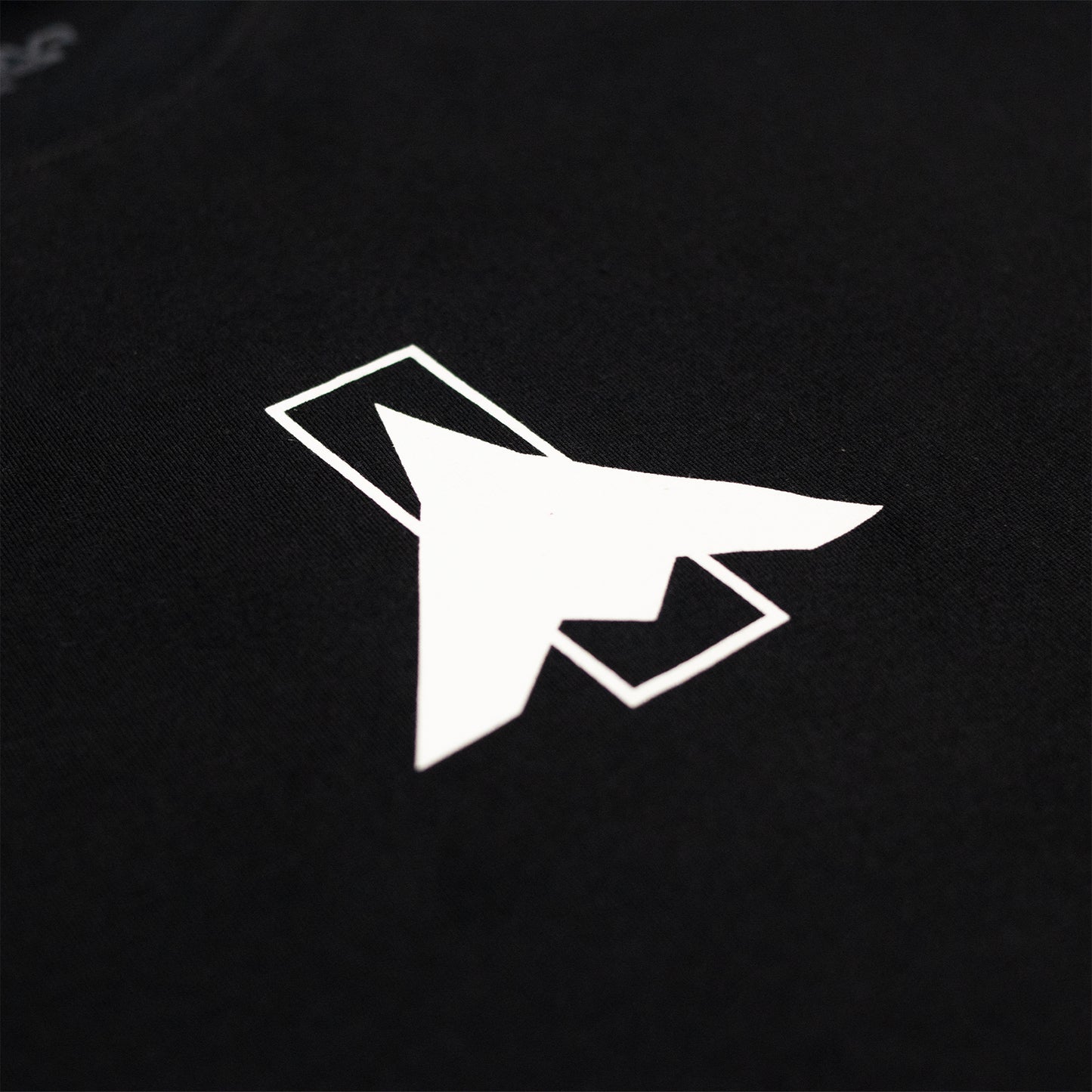 Kaos Logo Warna Hitam Lengan Pendek