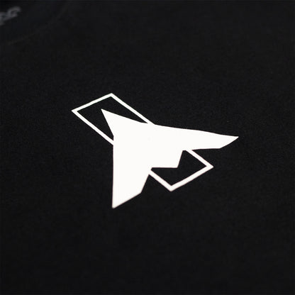 Kaos Logo Warna Hitam Lengan Pendek